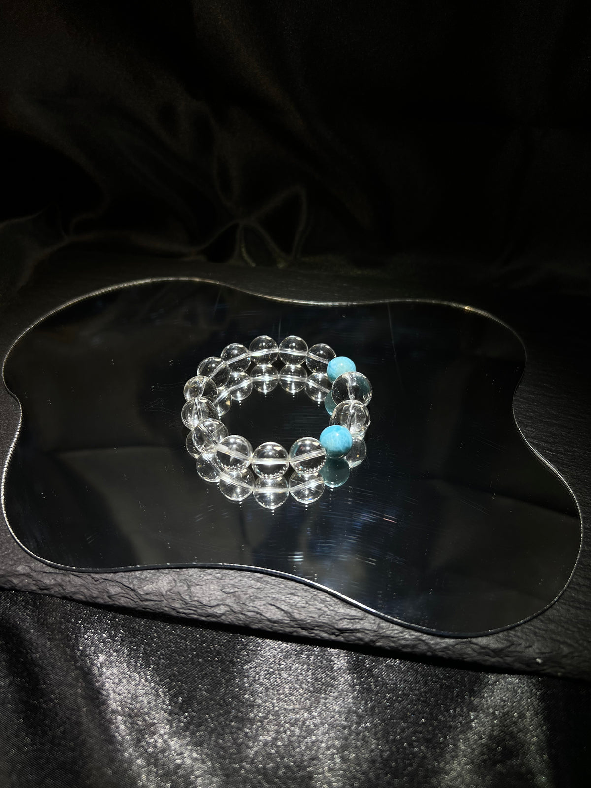 White Crystal Bracelet – worn and styled