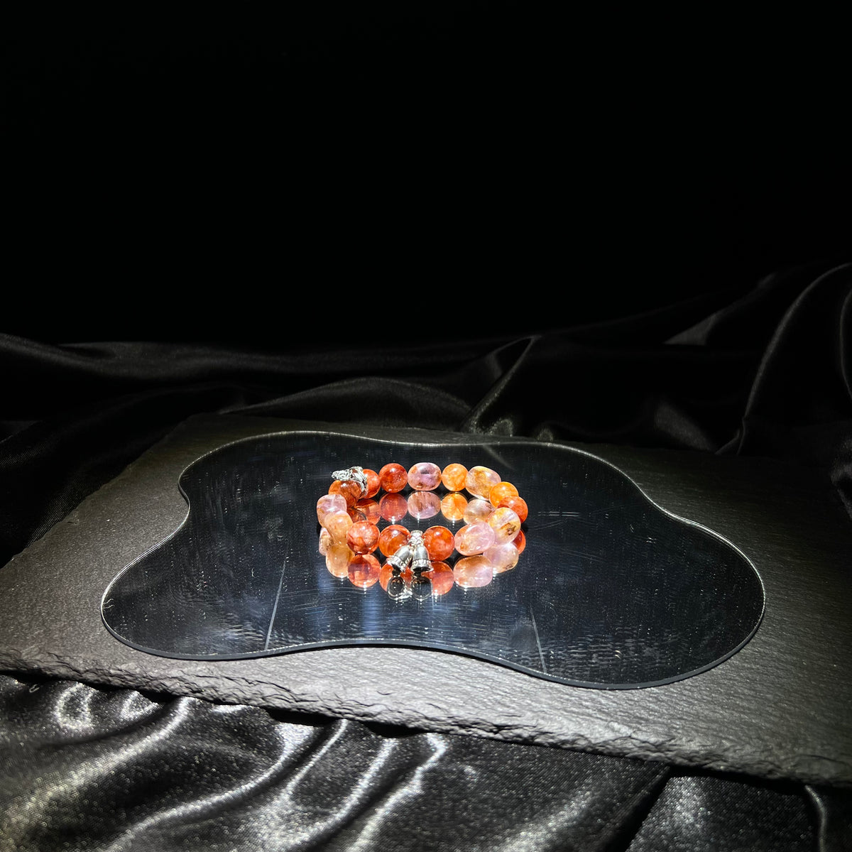 Hematoid Quartz Bracelet – worn and styled