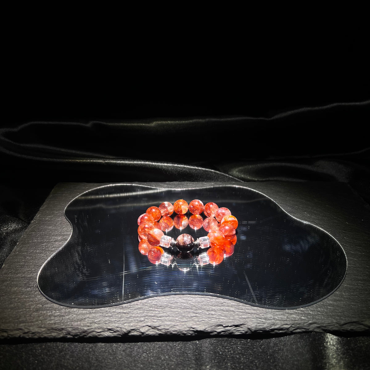 Hematoid Quartz & Phantom Bracelet – worn and styled