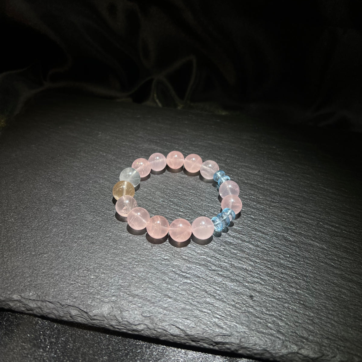 Rabbit Hair Bracelet 2 – natural crystal jewelry by Joyseven