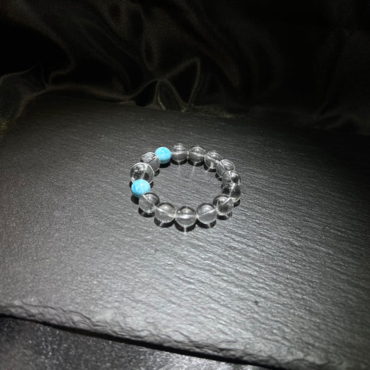 White Crystal Bracelet – natural crystal jewelry by Joyseven