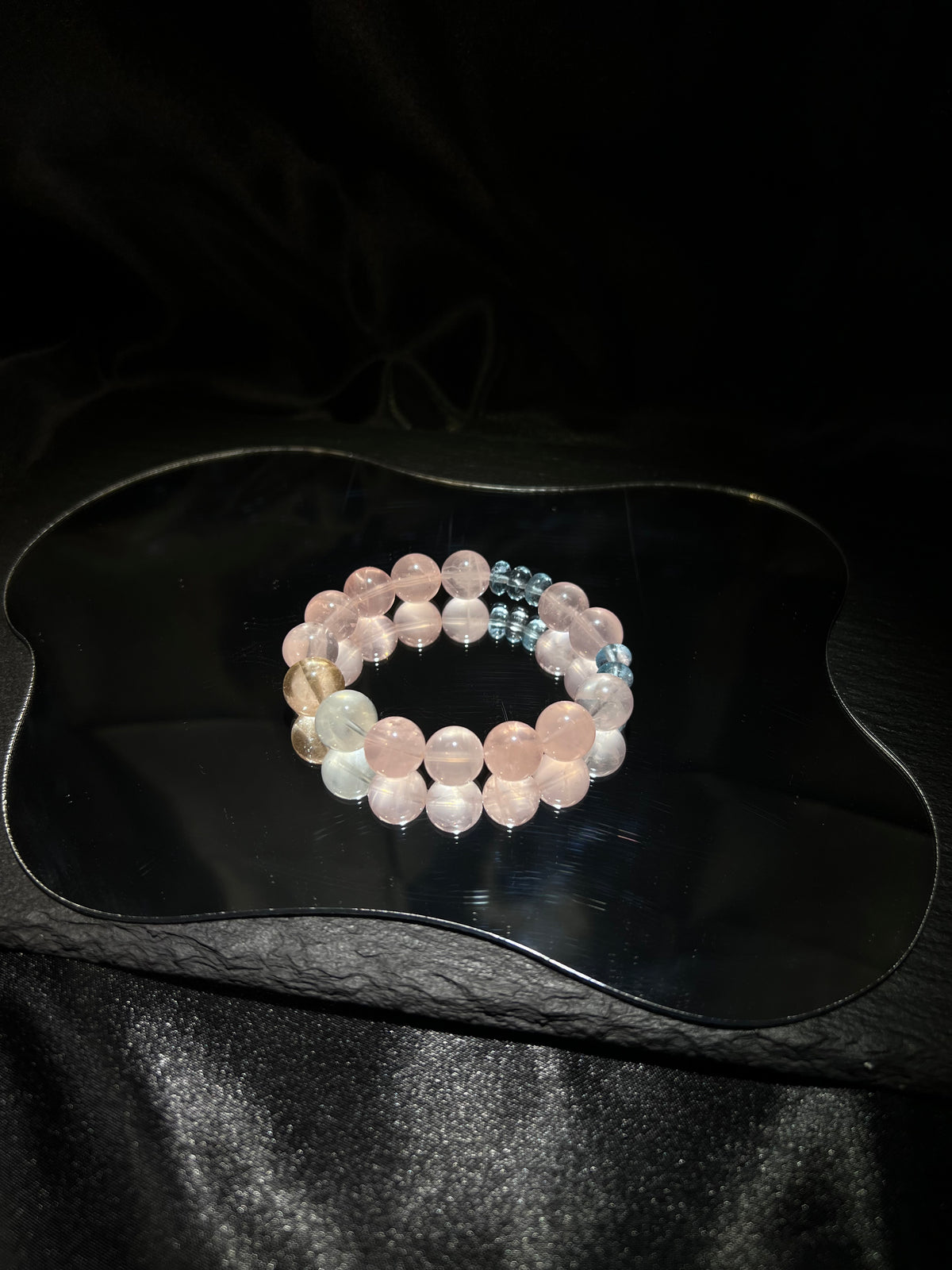Rabbit Hair Bracelet 2 – worn and styled