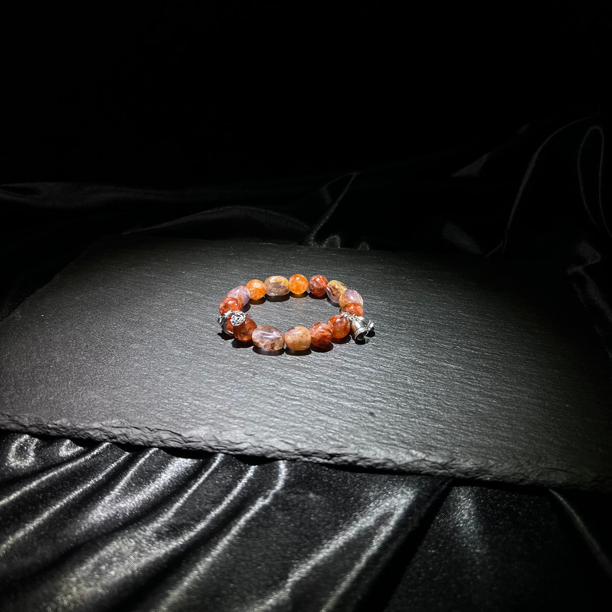 Hematoid Quartz Bracelet – natural crystal jewelry by Joyseven